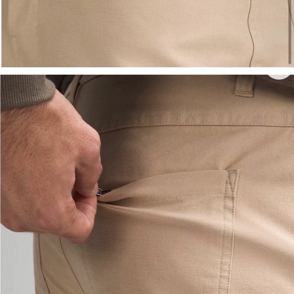 Lululemon men’s ABC Classic-Fit 5 Pocket Pant - NWT - size 32 in Trench Color - Picture 9 of 10